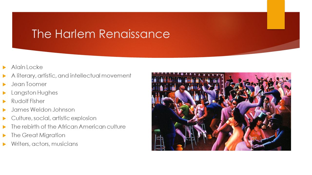 A paper on the importance of the harlem renaissance